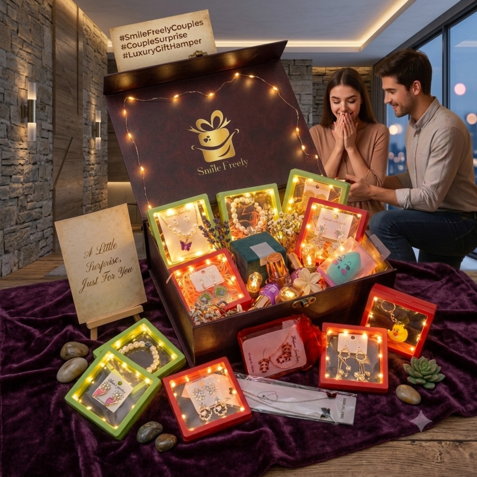 Smile Freely Luxury Surprise Gift Box