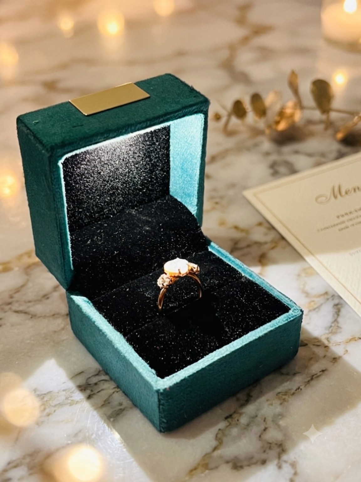 Ring in a premium gift box